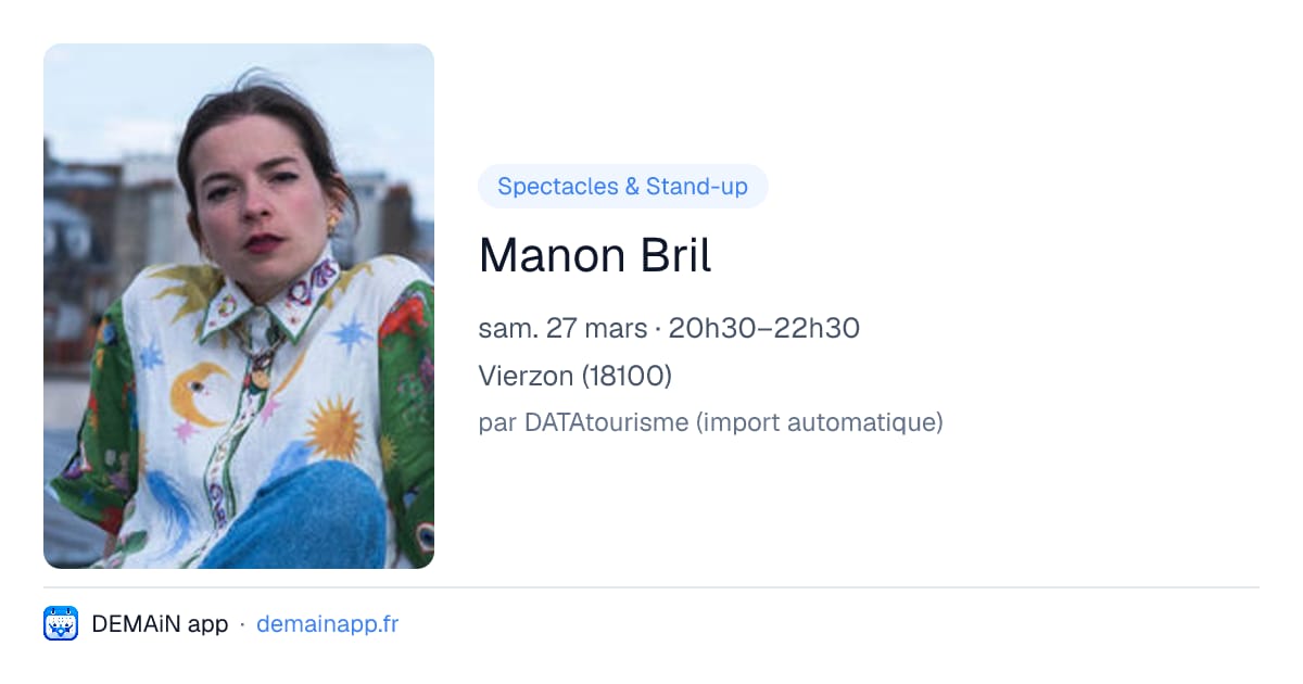 Manon Bril — Vierzon