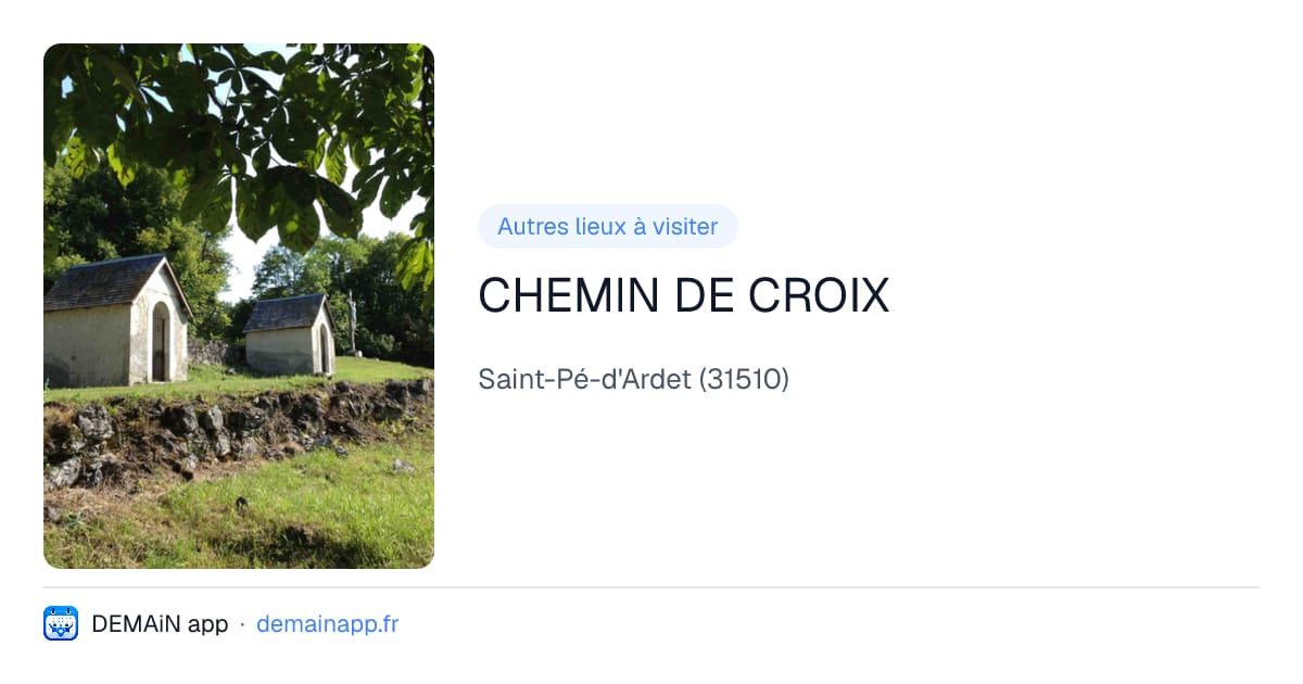 CHEMIN DE CROIX — Saint-Pé-d'Ardet
