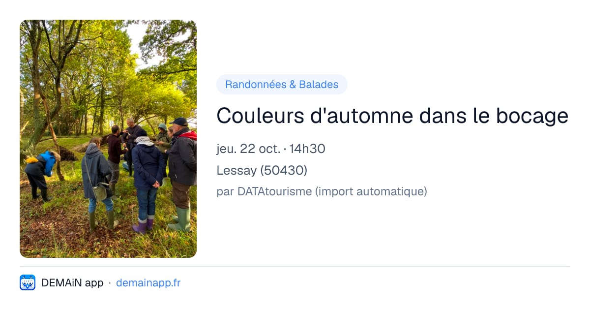 Couleurs d'automne dans le bocage — Lessay
