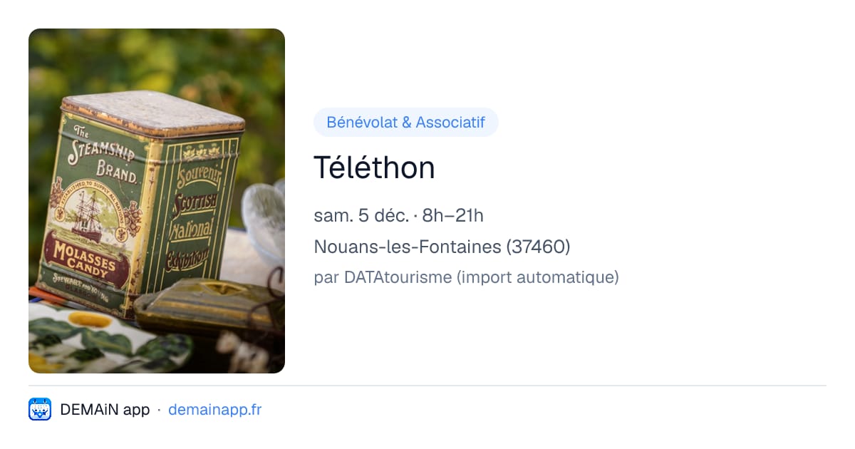 Téléthon — Nouans-les-Fontaines