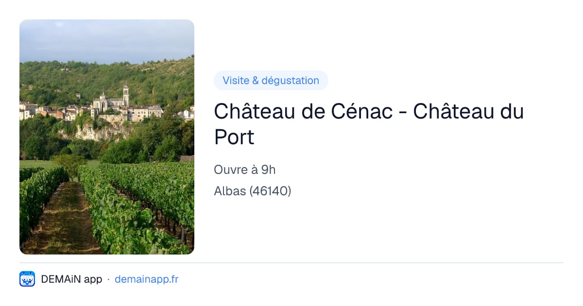 Château de Cénac - Château du Port — Albas
