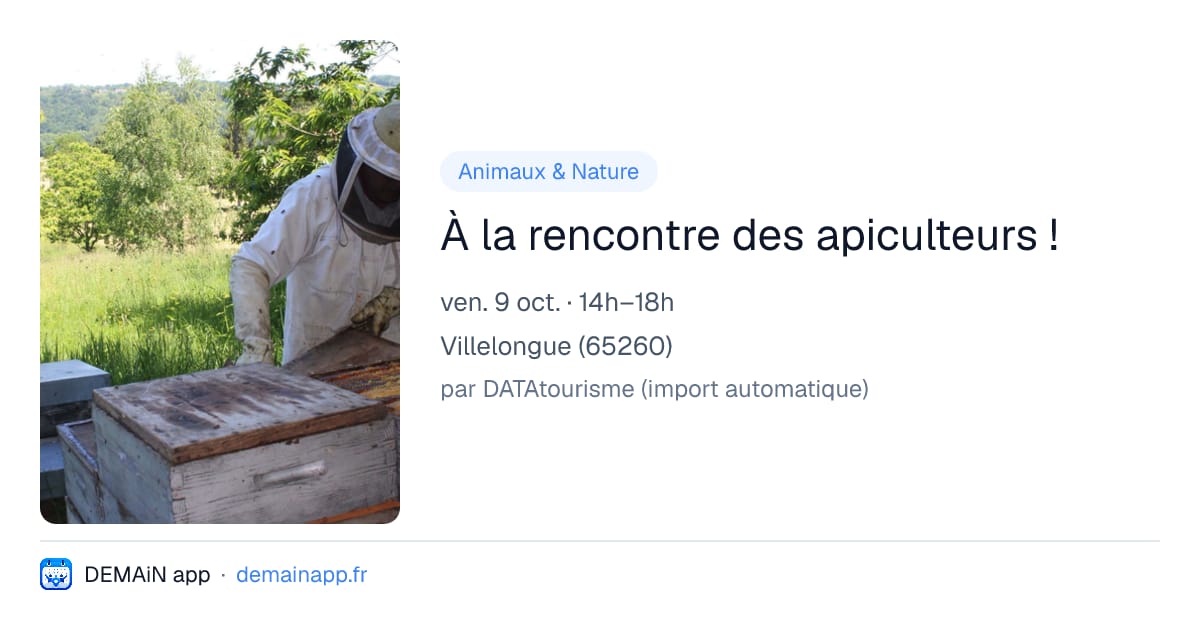 À la rencontre des apiculteurs ! — Villelongue