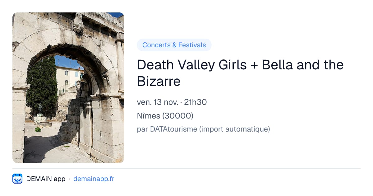 Death Valley Girls + Bella and the Bizarre — Nîmes