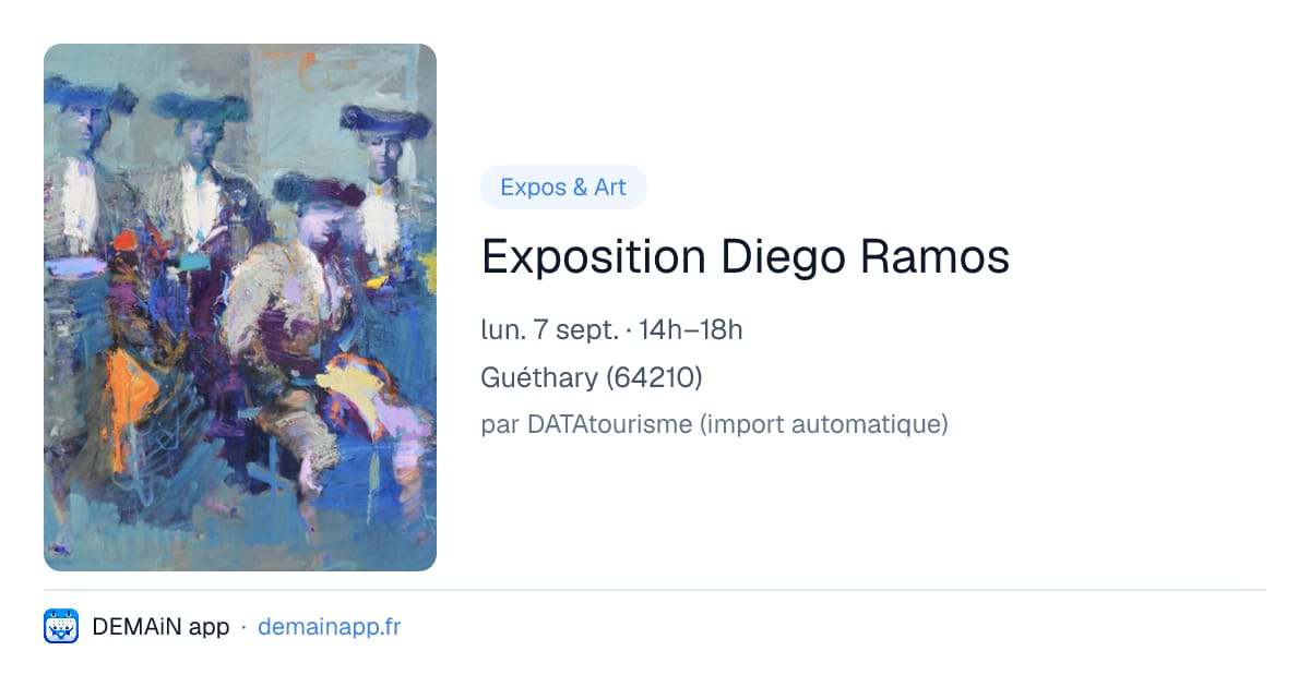 Exposition Diego Ramos — Guéthary