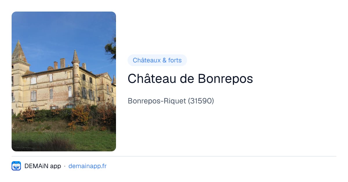 Château de Bonrepos — Bonrepos-Riquet