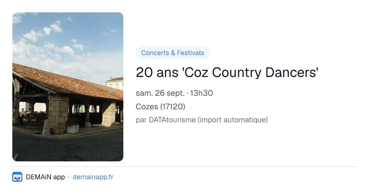 20 ans 'Coz Country Dancers' — Cozes