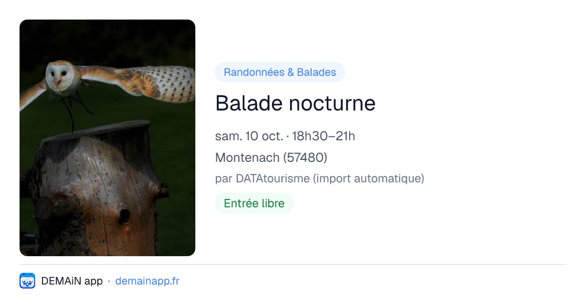 Balade nocturne — Montenach
