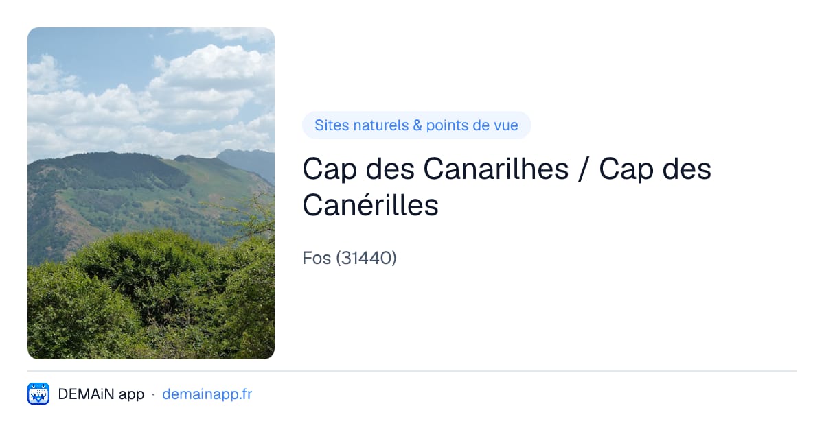 Cap des Canarilhes / Cap des Canérilles — Fos