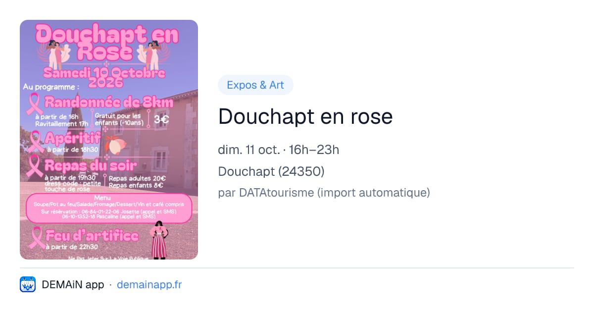 Douchapt en rose — Douchapt