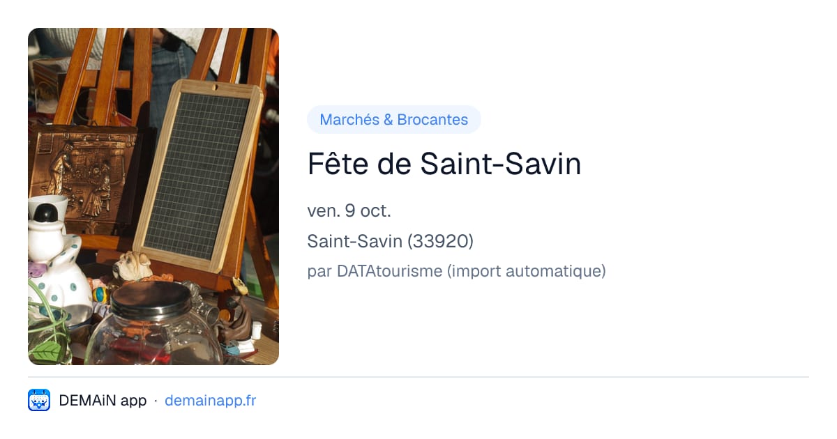 Fête de Saint-Savin — Saint-Savin