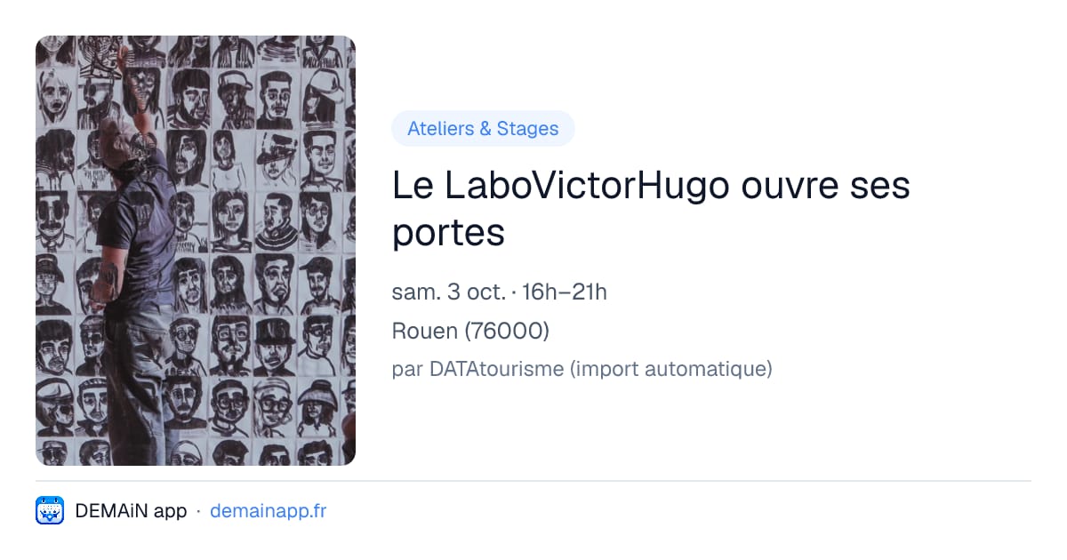Le LaboVictorHugo ouvre ses portes — Rouen