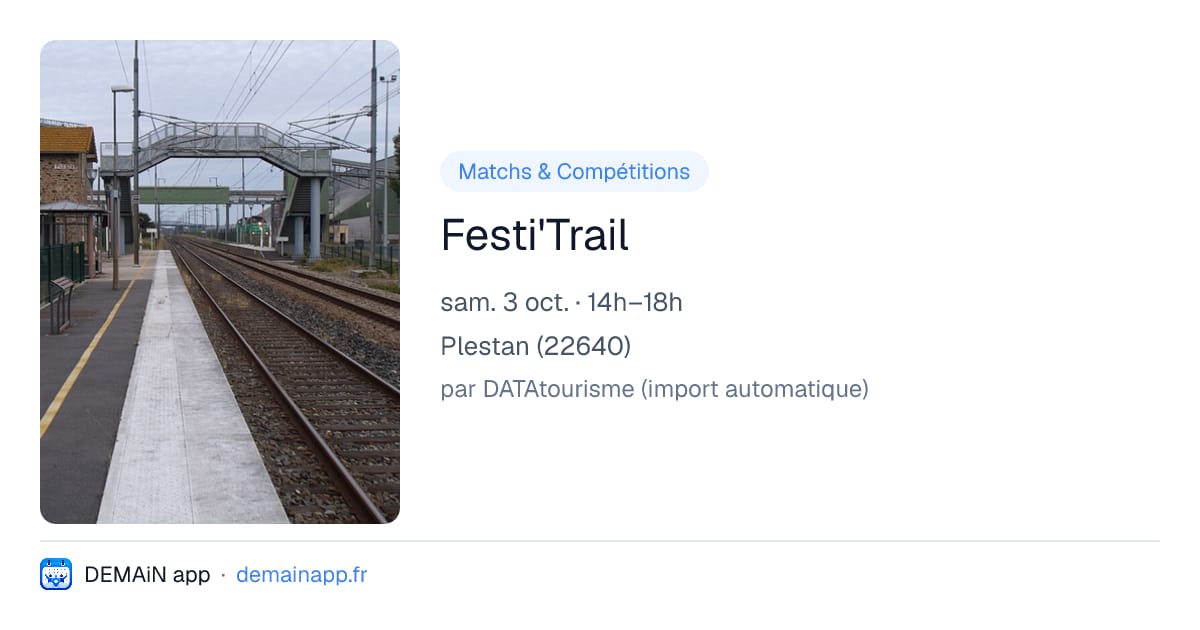 Festi'Trail — Plestan