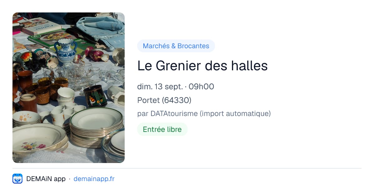 Le Grenier des halles — Portet