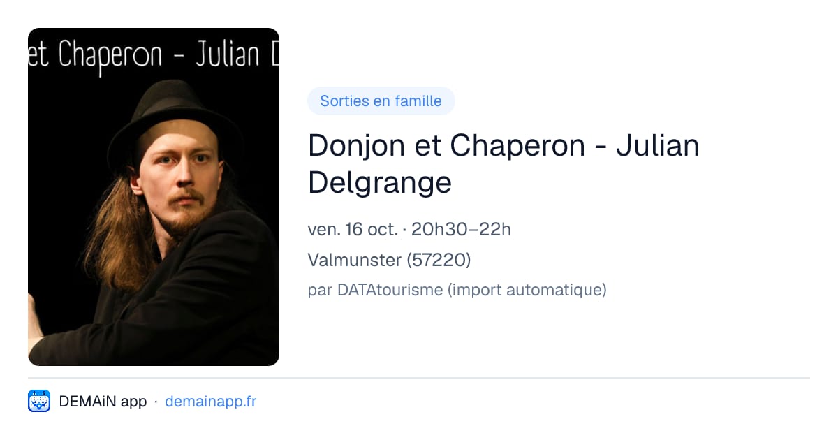 Donjon et Chaperon - Julian Delgrange — Valmunster