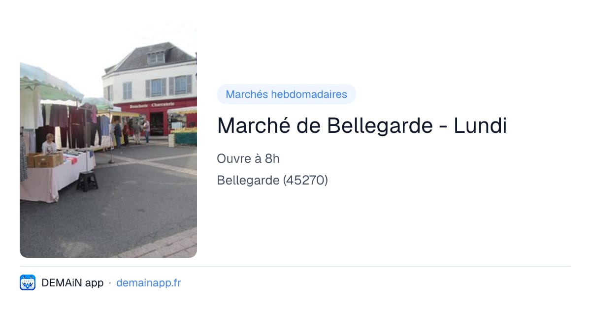 Marché de Bellegarde - Lundi — Bellegarde