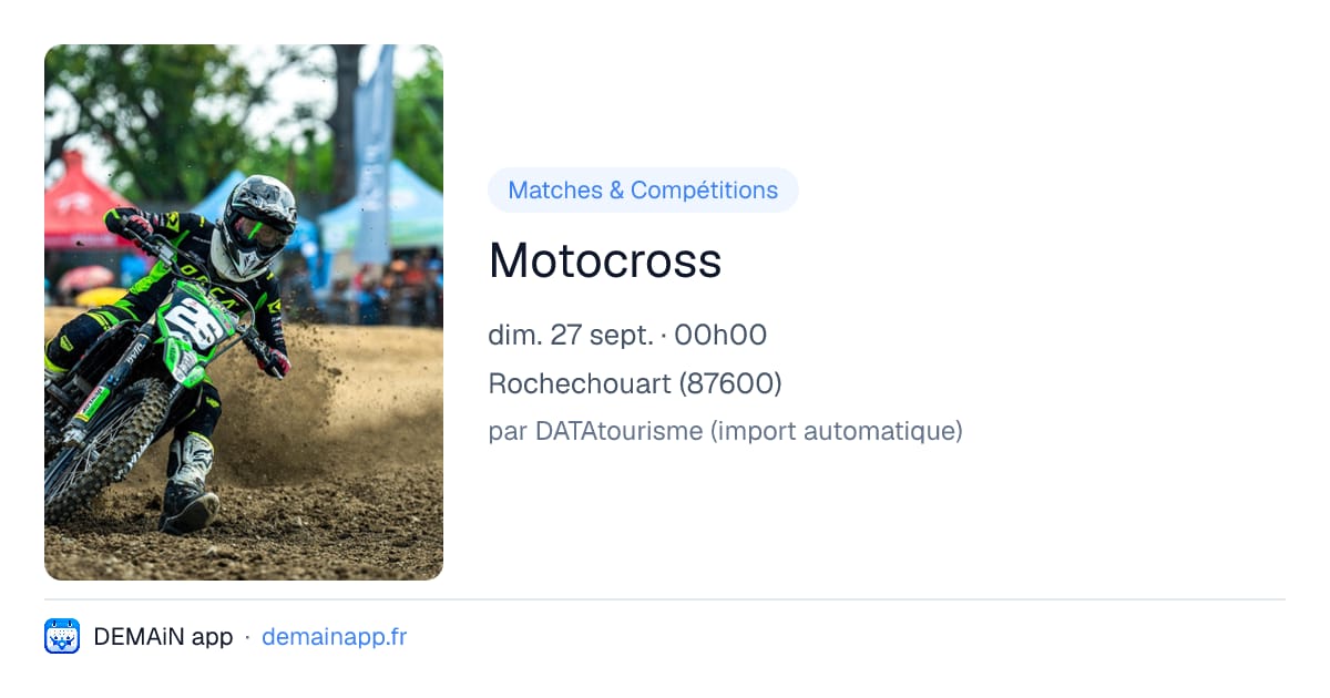 Motocross — Rochechouart