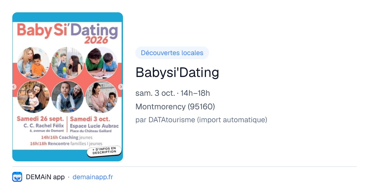 Babysi'Dating — Montmorency
