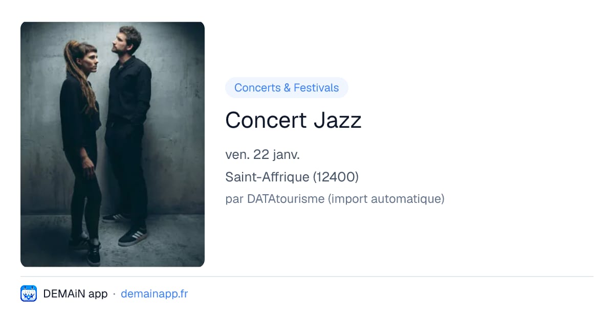 Concert Jazz — Saint-Affrique