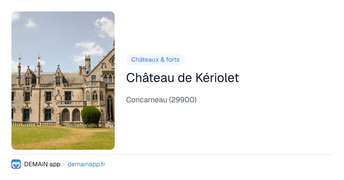 Château de Kériolet — Concarneau
