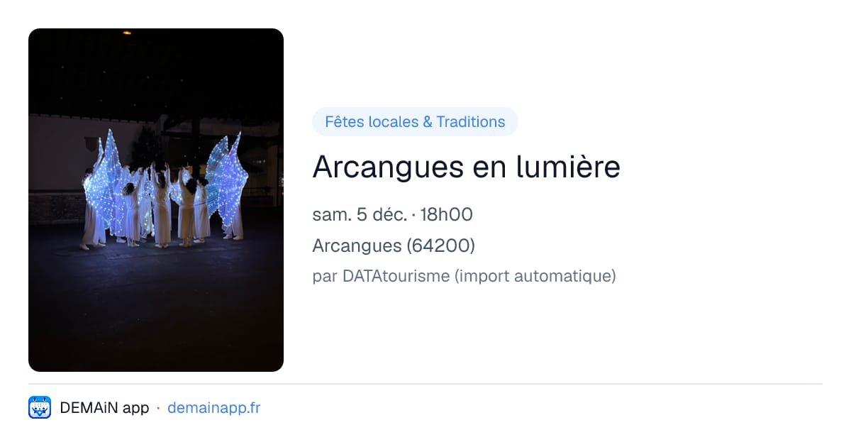 Arcangues en lumière — Arcangues