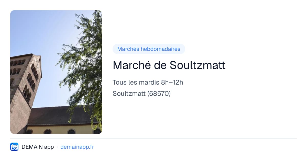 Marché de Soultzmatt — Soultzmatt