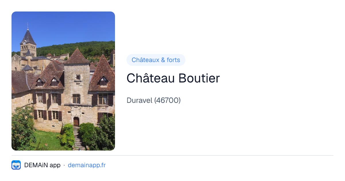 Château Boutier — Duravel