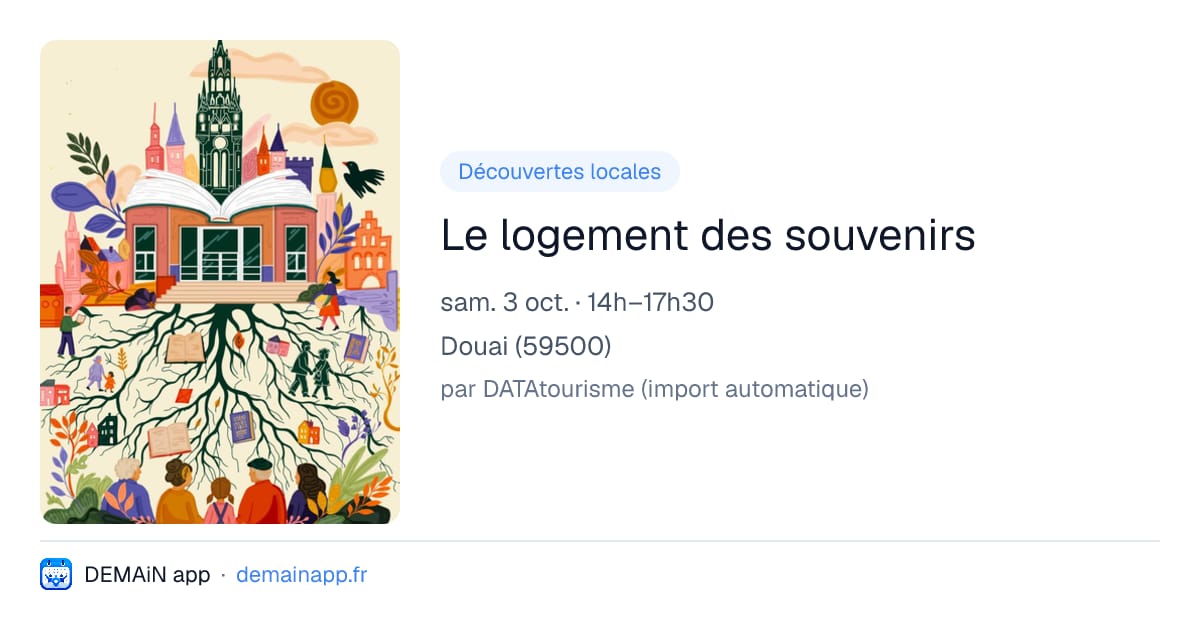 Le logement des souvenirs — Douai