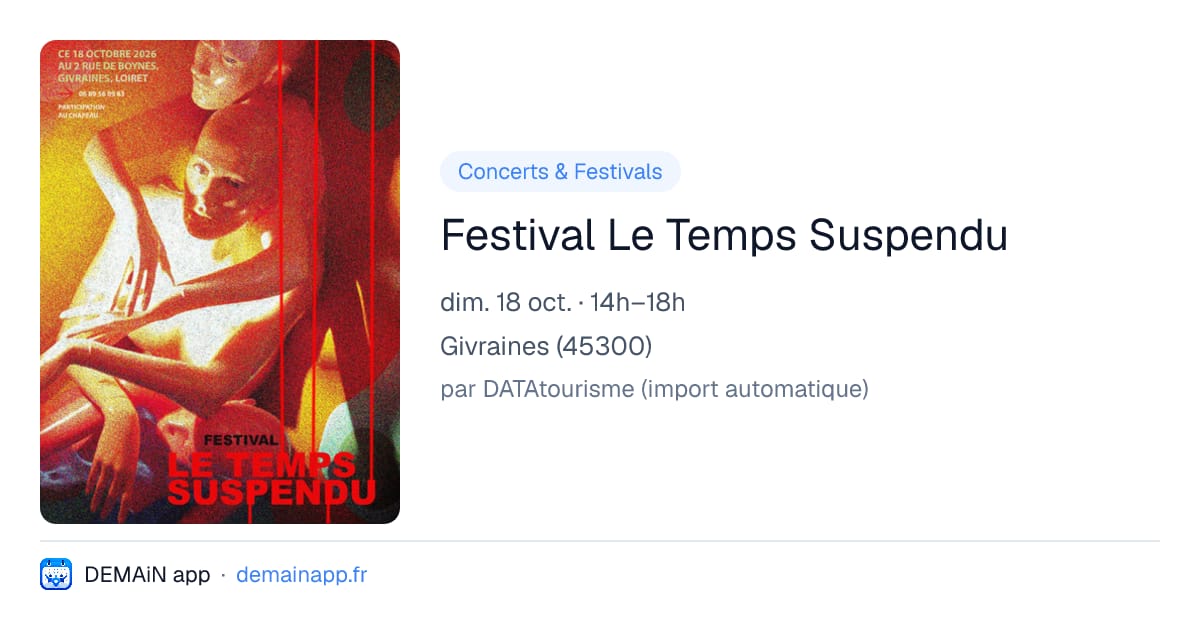 Festival Le Temps Suspendu — Givraines