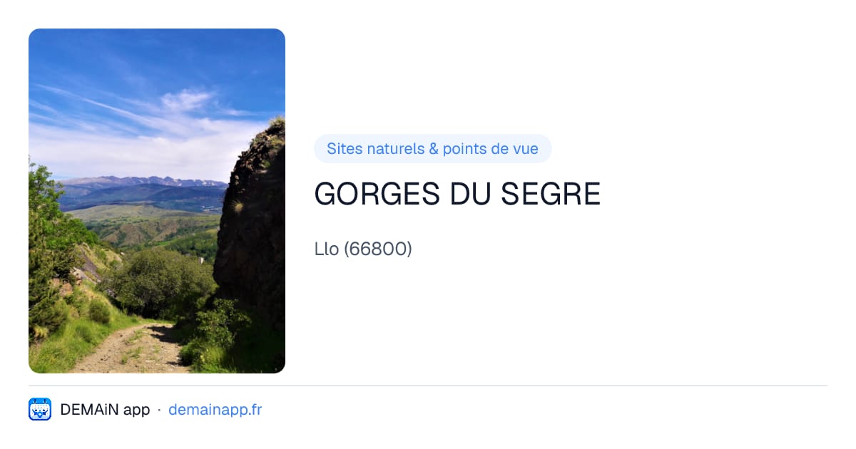 GORGES DU SEGRE — Llo