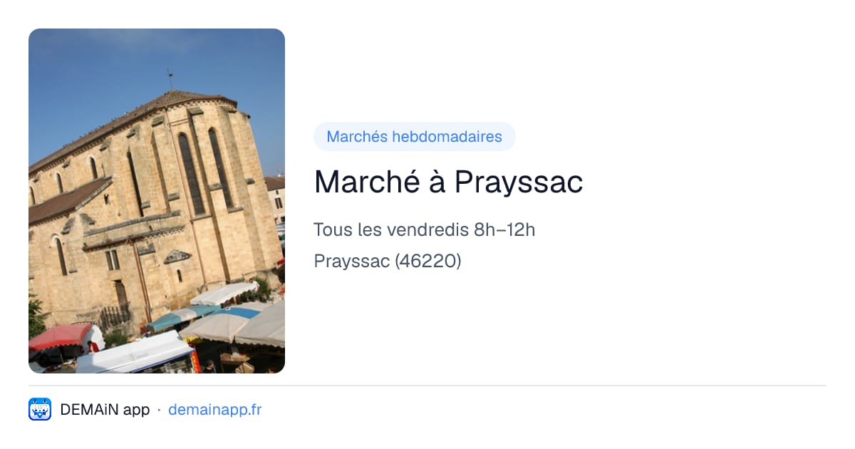 Marché à Prayssac — Prayssac