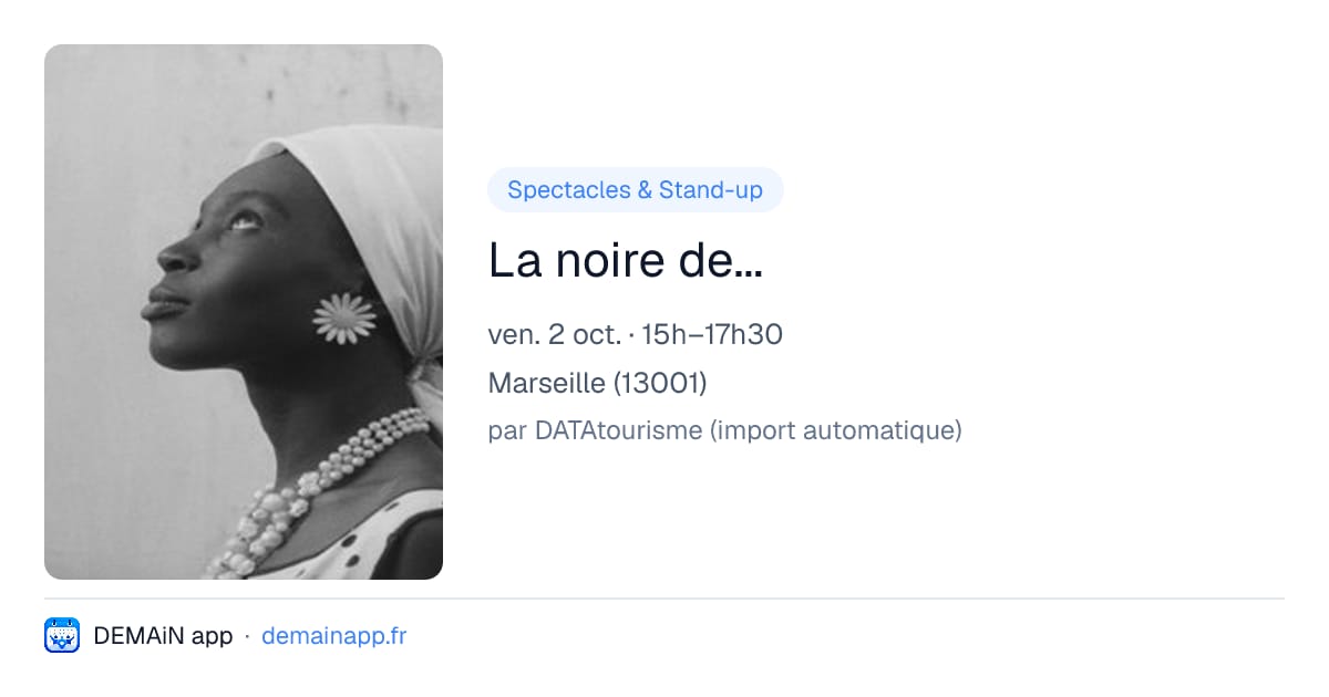 La noire de... — Marseille