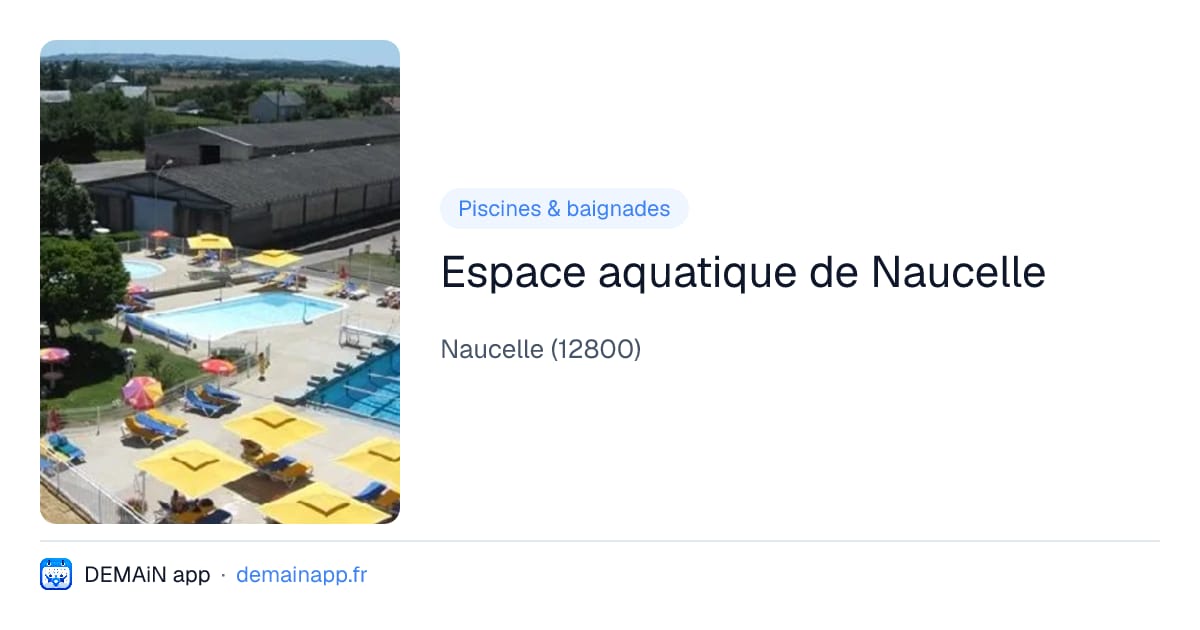 Espace aquatique de Naucelle — Naucelle