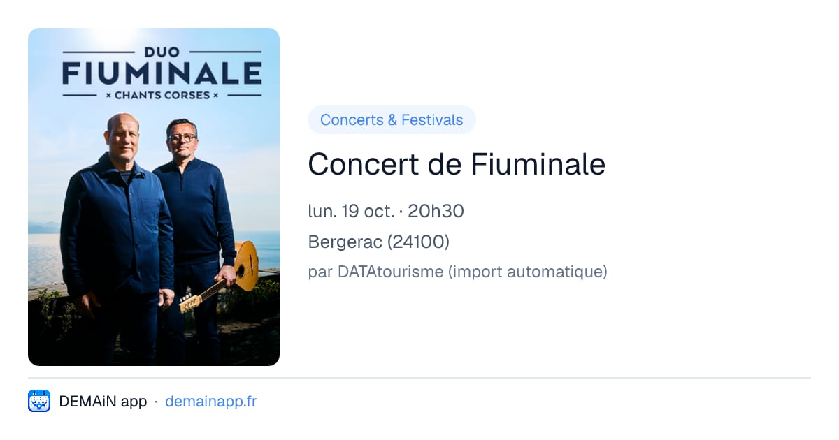 Concert de Fiuminale — Bergerac