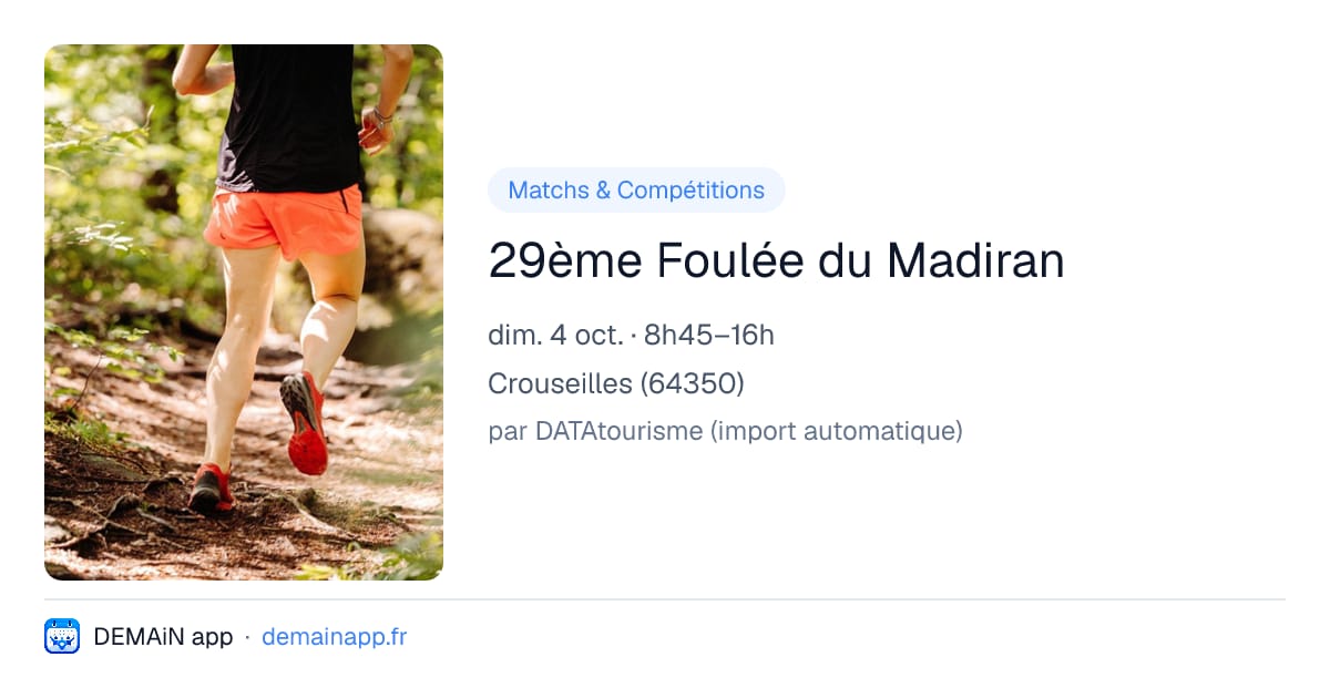 29ème Foulée du Madiran — Crouseilles
