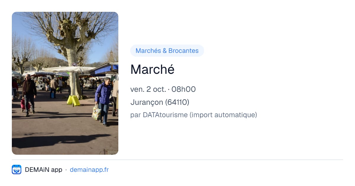 Marché — Jurançon