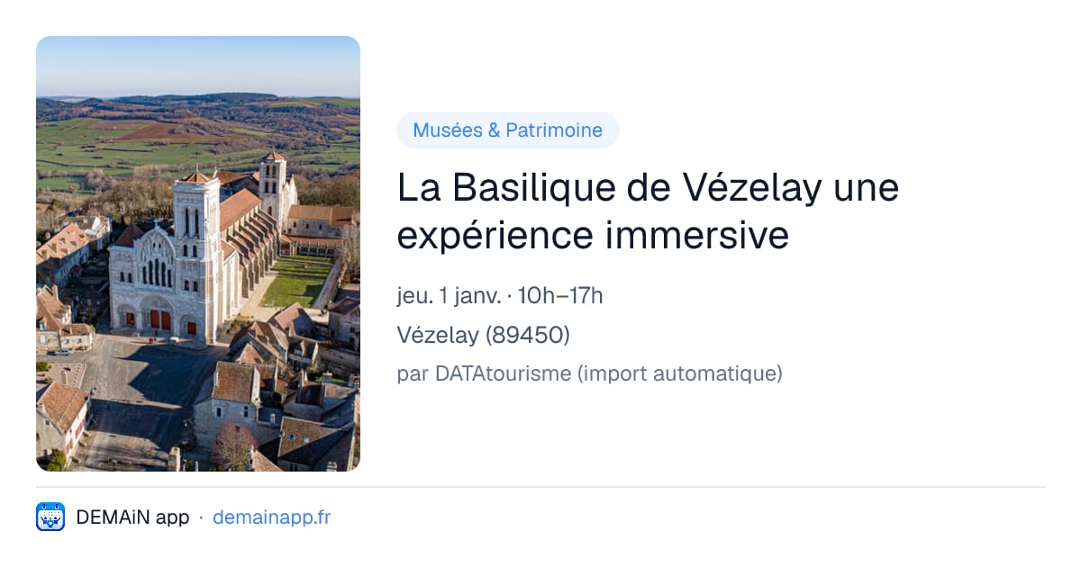La Basilique de Vézelay une expérience immersive — Vézelay