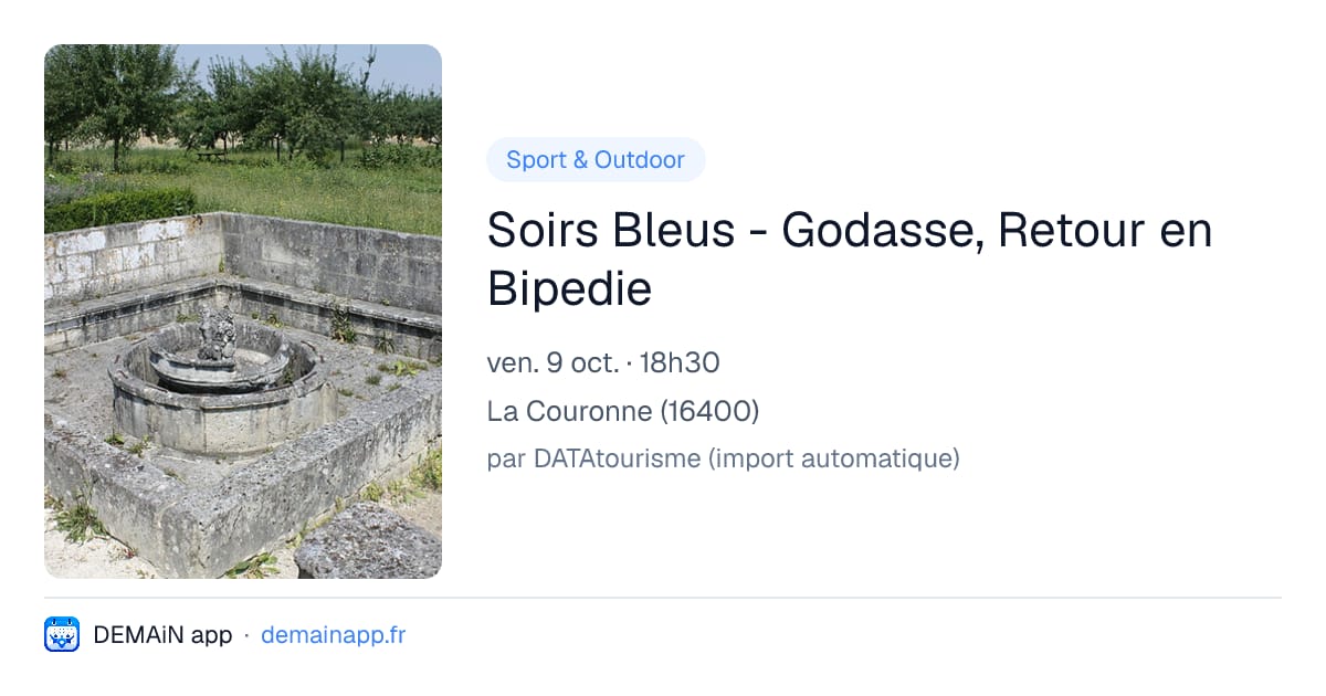 Soirs Bleus - Godasse, Retour en Bipedie — La Couronne
