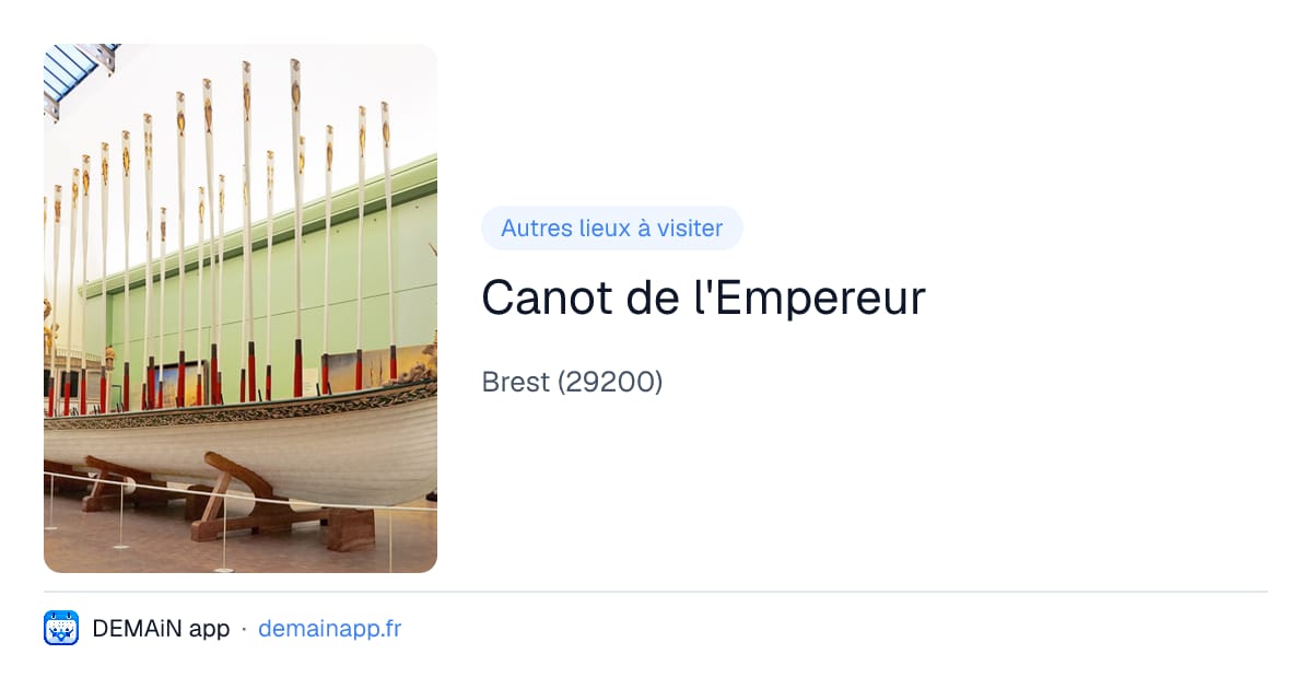 Canot de l'Empereur — Brest