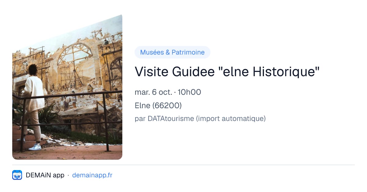 Visite Guidee "elne Historique" — Elne