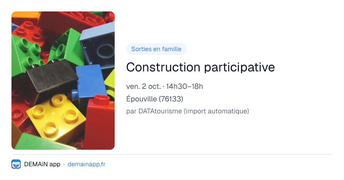 Construction participative — Épouville