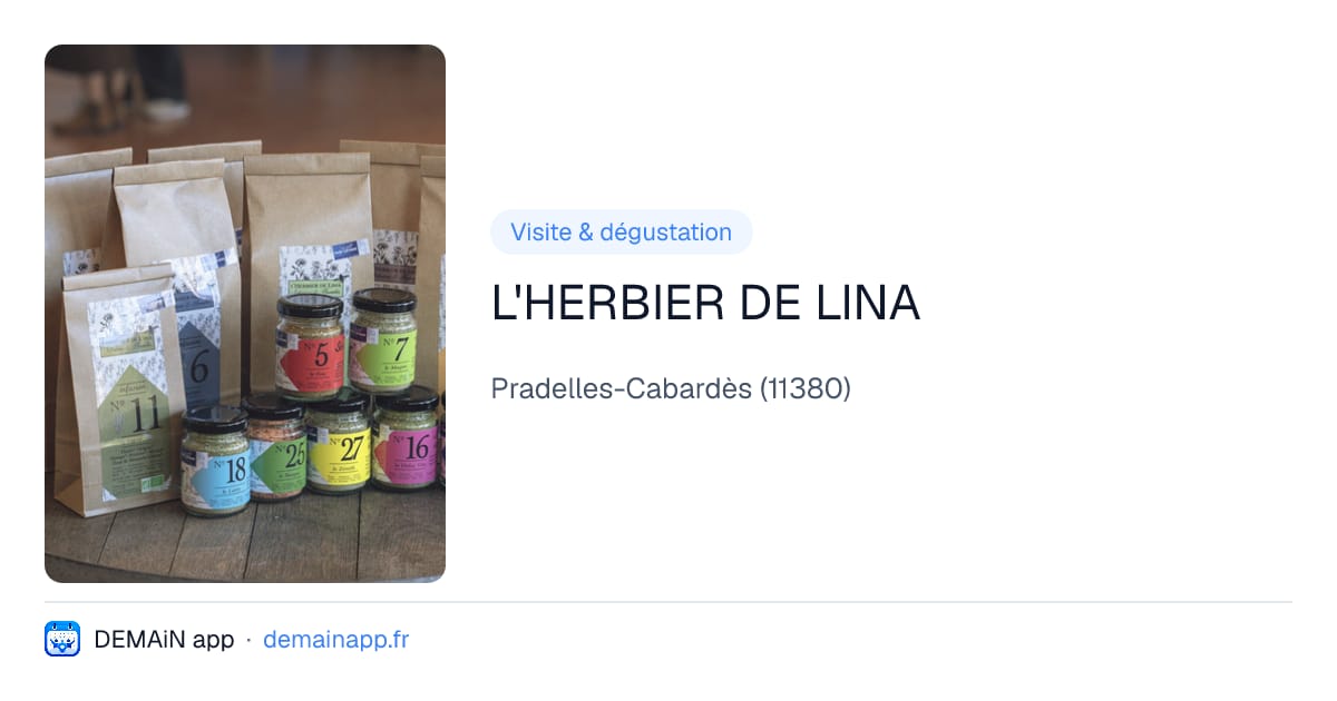 L'HERBIER DE LINA — Pradelles-Cabardès