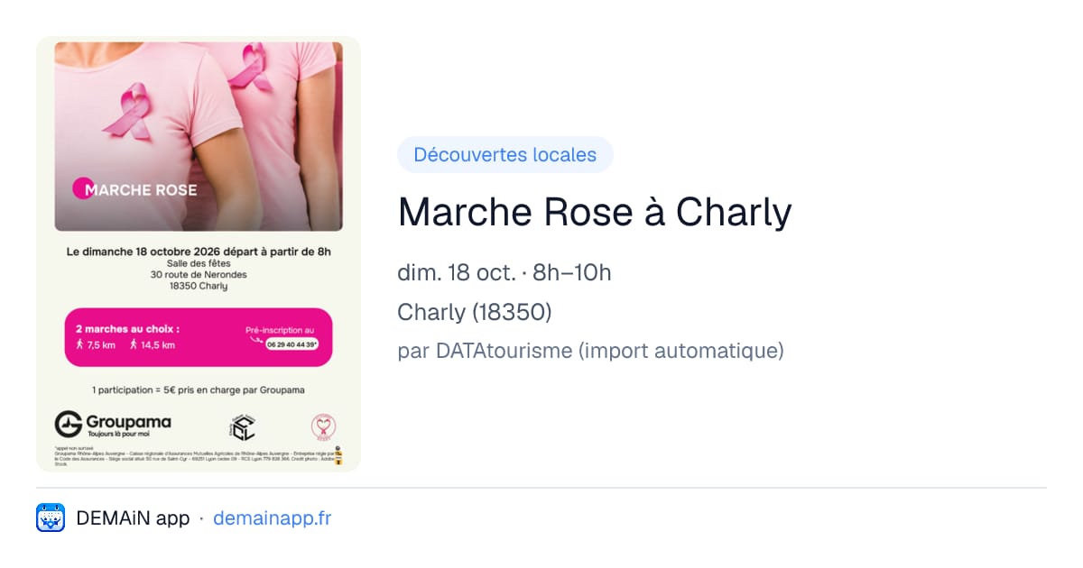Marche Rose à Charly — Charly