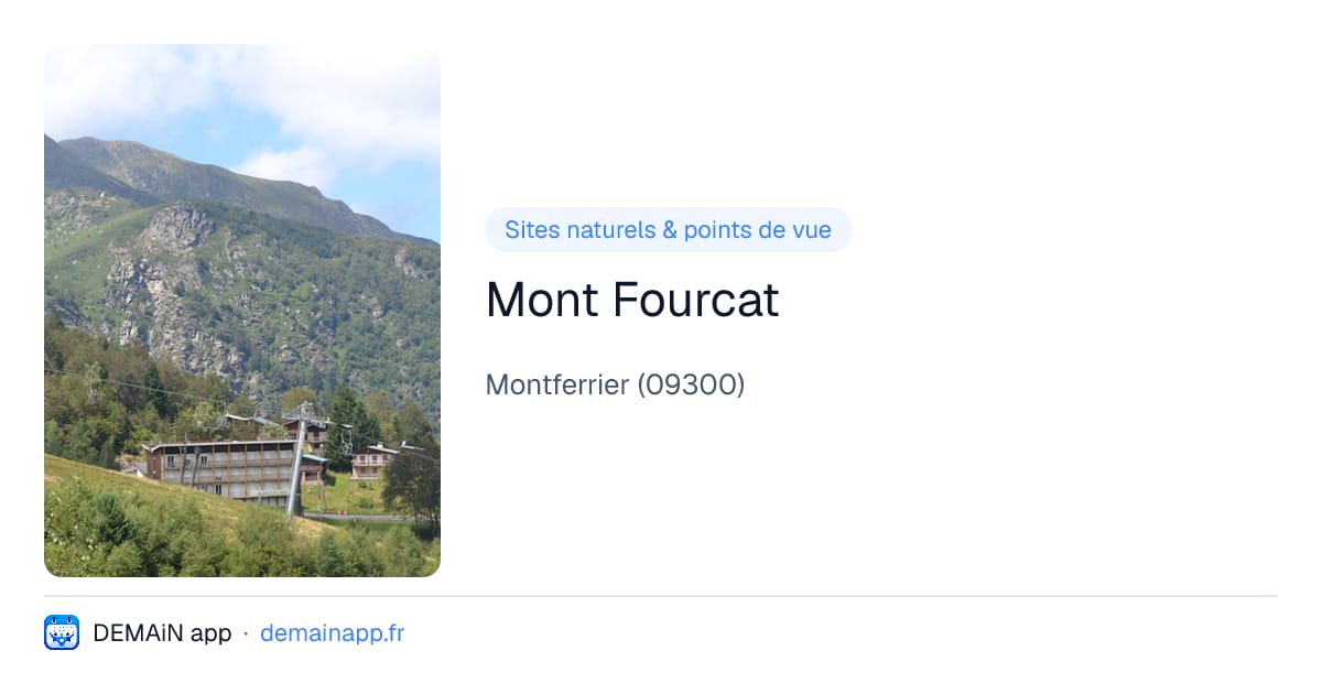 Mont Fourcat — Montferrier
