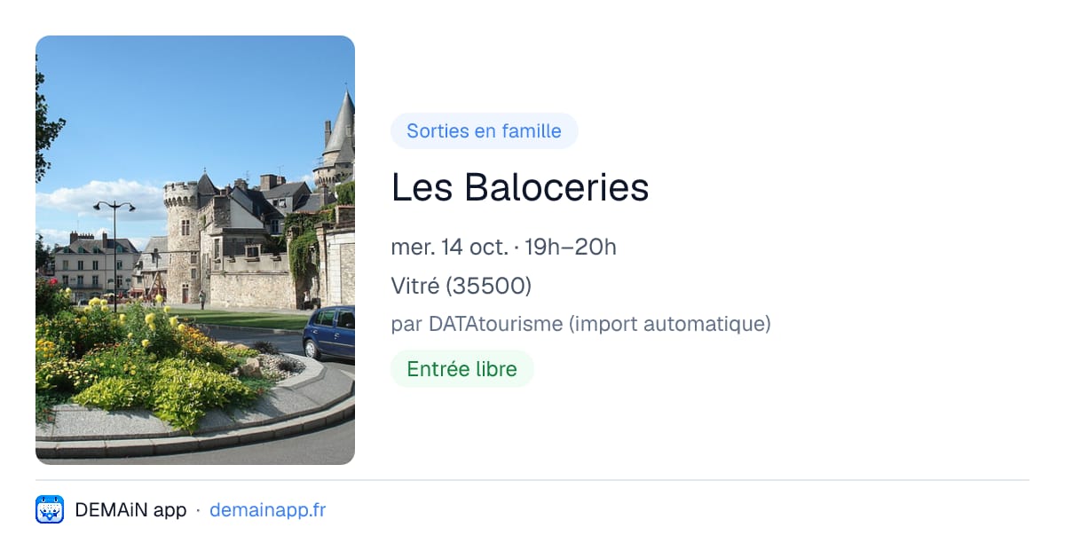 Les Baloceries — Vitré