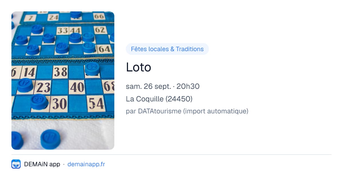 Loto — La Coquille