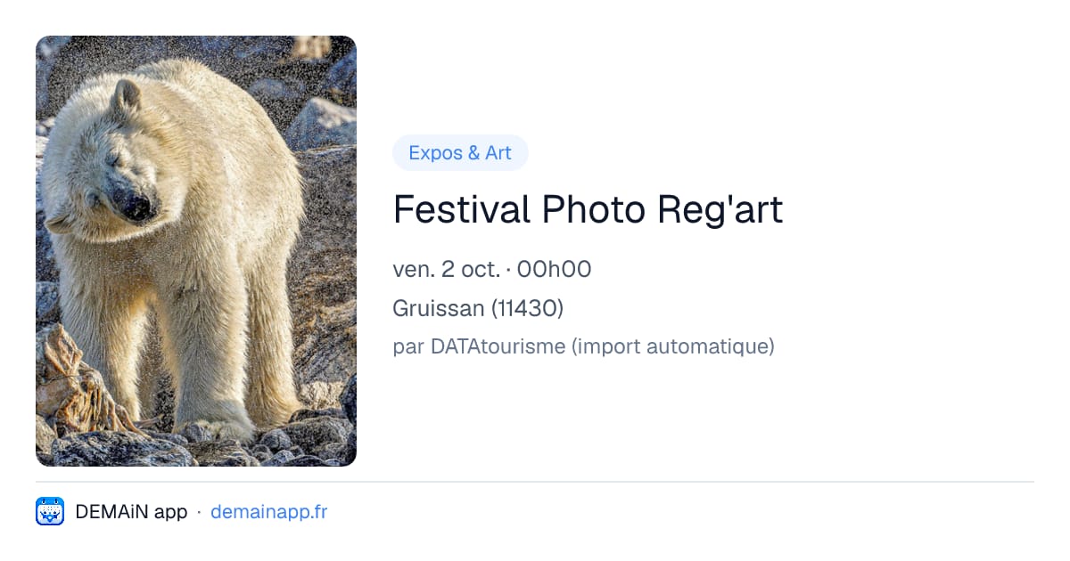 Festival Photo Reg'art — Gruissan