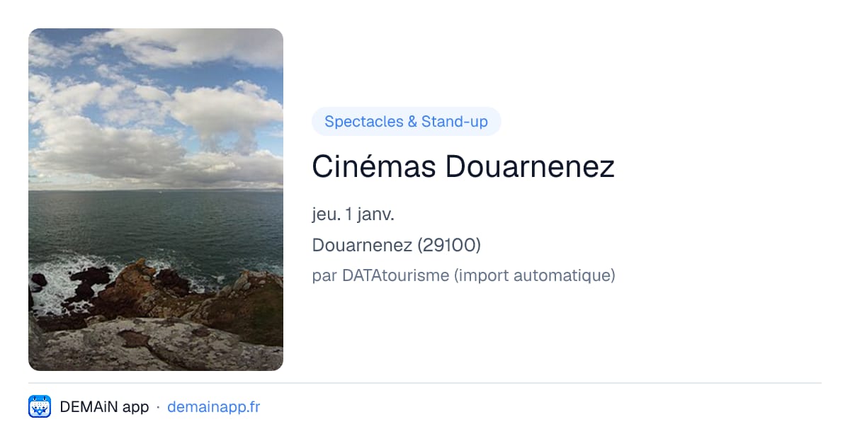 Cinémas Douarnenez — Douarnenez