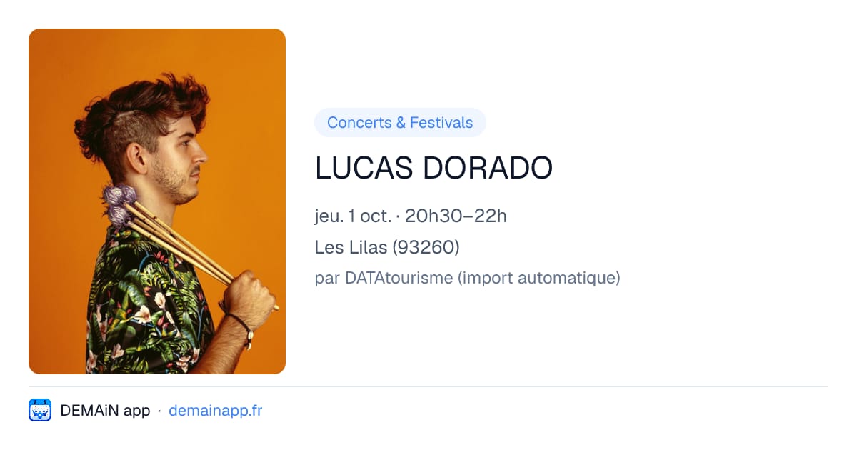 LUCAS DORADO — Les Lilas