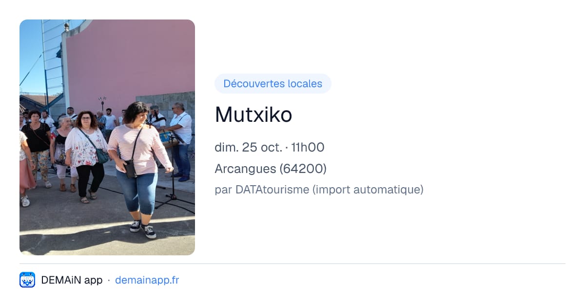 Mutxiko — Arcangues