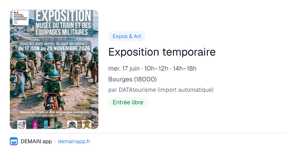 Exposition temporaire — Bourges
